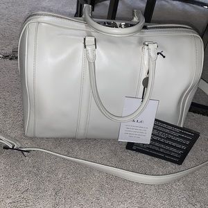 A.L.C Lucas Satchel white